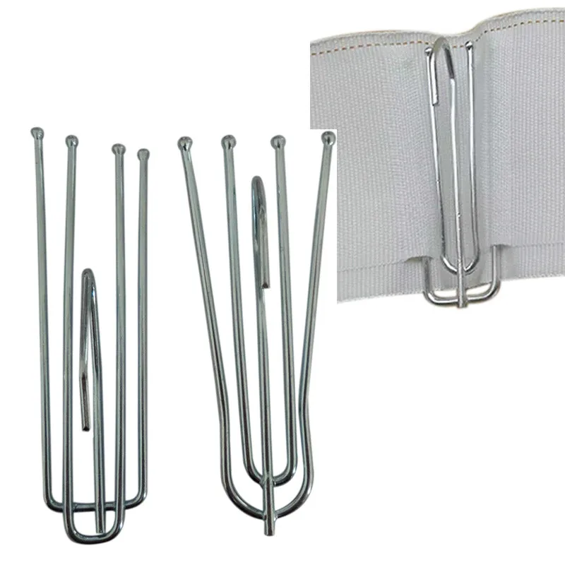 25/48/50pc Metal Four Fork Curtain Tape Hook Curtain Cloth Ring Clamp Tracks DIY Home Curtain Accessories Curtain Accessories
25/48/50pc Metal Four Fork Curtain Tape Hook Curtain Cloth Ring Clamp Tracks DIY Home Curtain Accessories Curtain Accessories