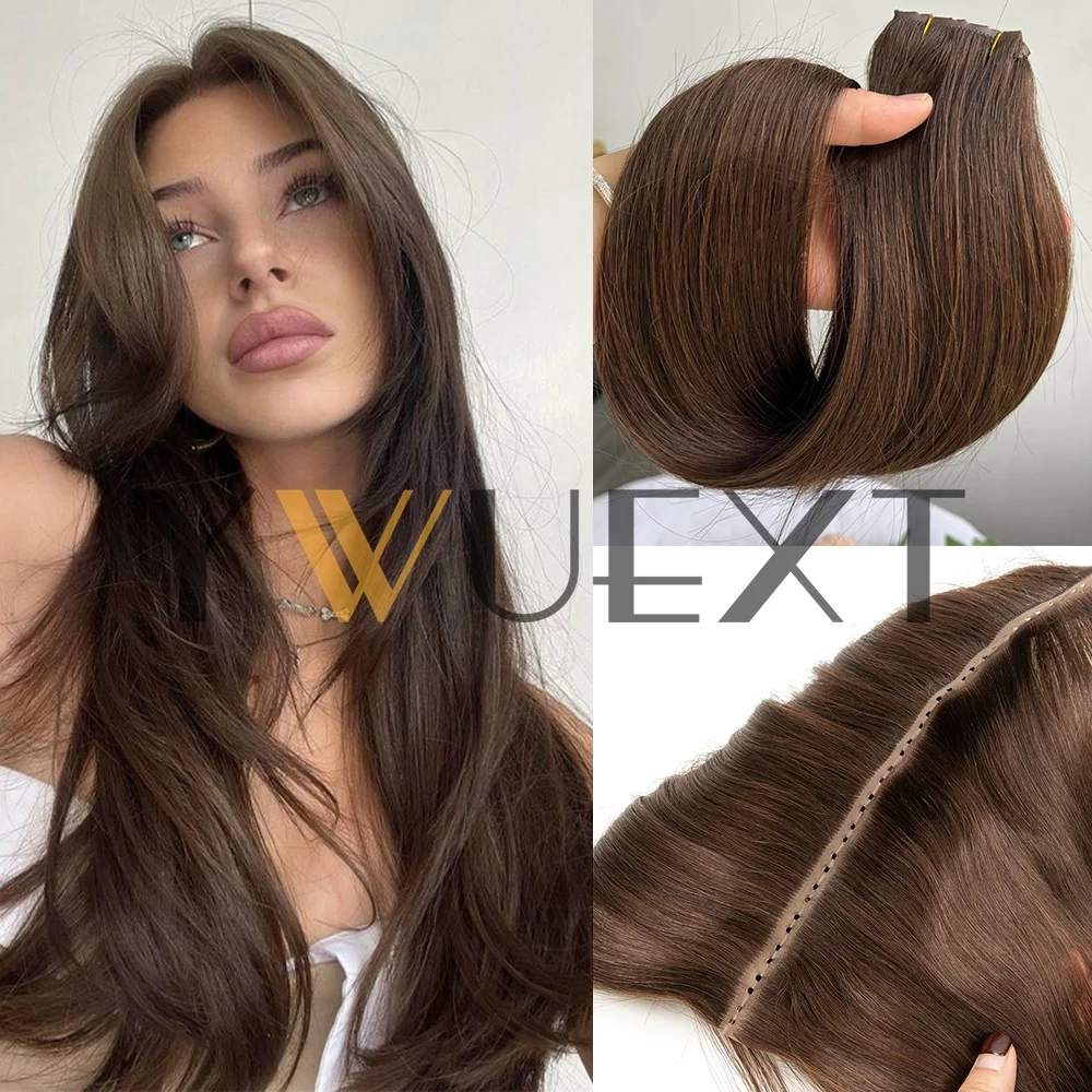 Invisible Hole PU Hair Weft Real Human Hair 40-50g/pack Remy Weft Human Hair Chocolate Brown Straight Human Hair Bundles 16'' 20'' Inject PU Hole Weft Human Hair Extensions
Invisible Hole PU Hair Weft Real Human Hair 40-50g/pack Remy Weft Human Hair Chocolate Brown Straight Human Hair Bundles 16'' 20'' Inject PU Hole Weft Human Hair Extensions