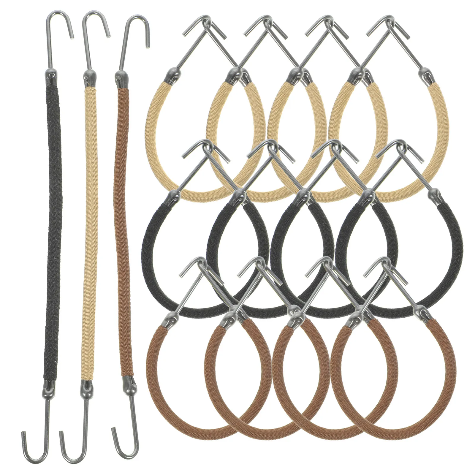 15pcs Ponytail Hooks Bungee Ties Elastic Styling Tie For Women Thick Hair Lightweight Travel Workout Yoga Running Face Washing
15pcs Ponytail Hooks Bungee Ties Elastic Styling Tie For Women Thick Hair Lightweight Travel Workout Yoga Running Face Washing