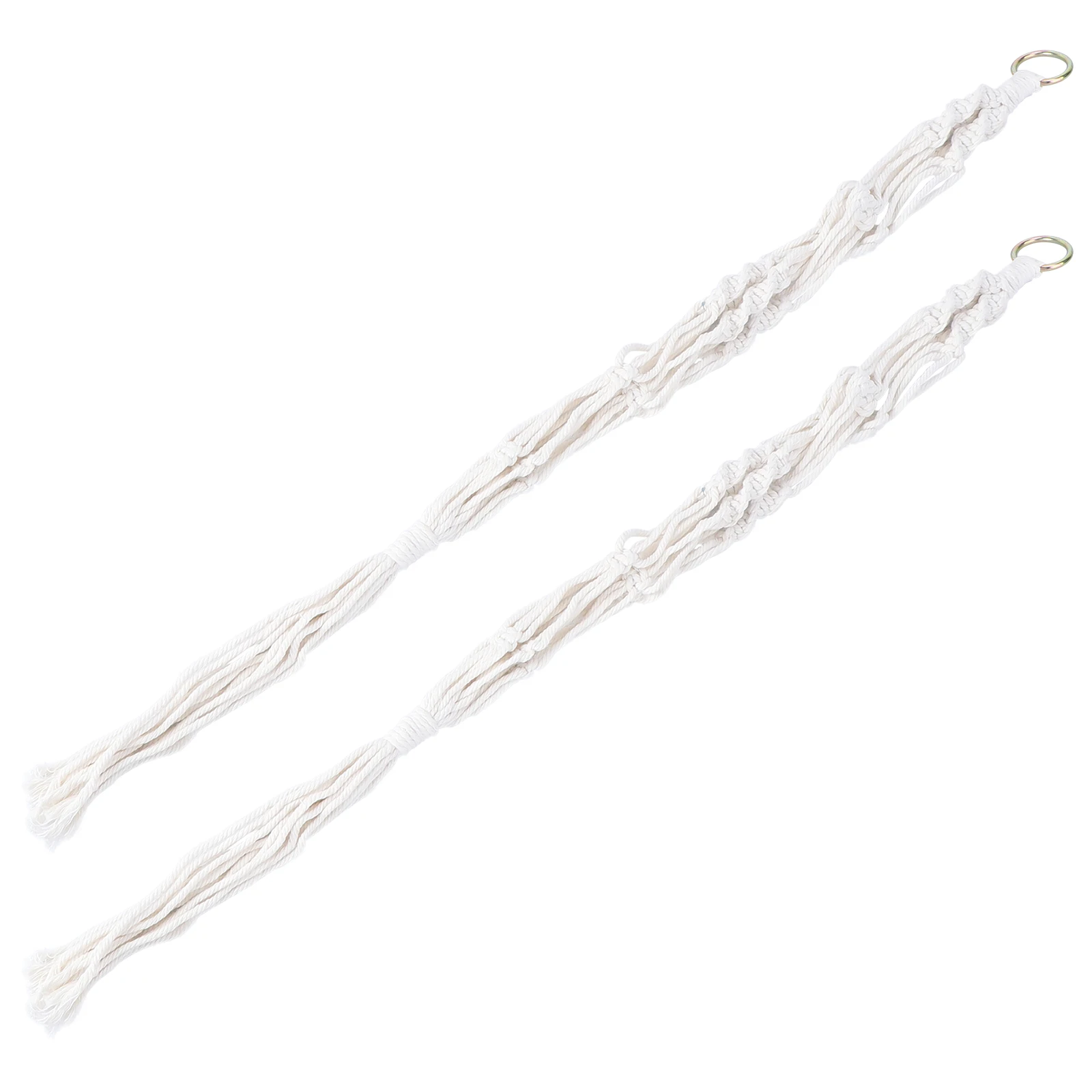 2Pcs Cotton Hanging Basket Durable Hand Hanging String Bag Knitting Plant Decor Net Bag Saves Space
2Pcs Cotton Hanging Basket Durable Hand Hanging String Bag Knitting Plant Decor Net Bag Saves Space