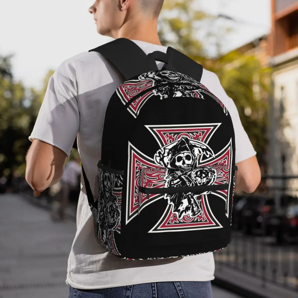 SOA Sons Of Anarchy Backpack Daypack Large Capacity Children BookBag School Bag Shoulder Bags for Men Women
SOA Sons Of Anarchy Backpack Daypack Large Capacity Children BookBag School Bag Shoulder Bags for Men Women