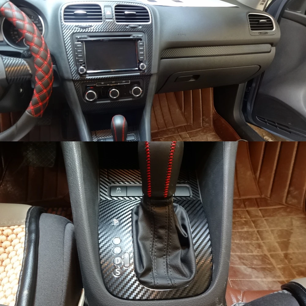 For Golf 6 2010-2013 Car-Styling 3D/5D Carbon Fiber Car Interior Center Console Color Molding Sticker Decals Parts
For Golf 6 2010-2013 Car-Styling 3D/5D Carbon Fiber Car Interior Center Console Color Molding Sticker Decals Parts