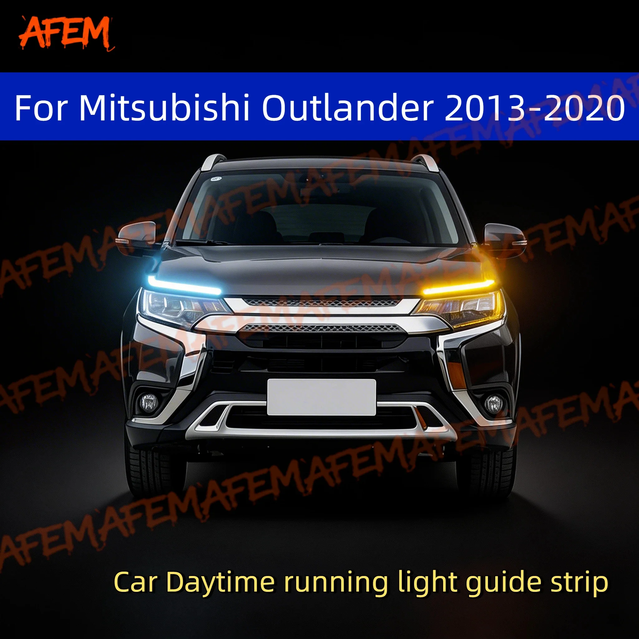 Car DRL Daytime Running Light Start Scan Style Sequential Flowing Turn Signal Light Ultra-Thin For Mitsubishi Outlander 13-20
Car DRL Daytime Running Light Start Scan Style Sequential Flowing Turn Signal Light Ultra-Thin For Mitsubishi Outlander 13-20