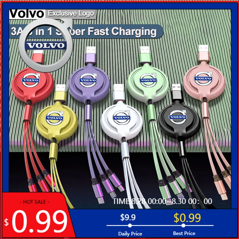 Колпаки центра колес 3 в 1, выдвижной кабель для передачи данных, USB Type-C, автомобильное зарядное устройство, головка, автоаксессуары для Volvo Olestar AWD XC40 S80 T6 V
Колпаки центра колес 3 в 1, выдвижной кабель для передачи данных, USB Type-C, автомобильное зарядное устройство, головка, автоаксессуары для Volvo Olestar AWD XC40 S80 T6 V