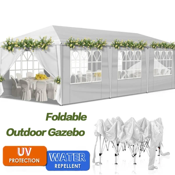 Foldable Outdoor Gazebo Thickened Cover Garden Gazebo Waterproof UV Protection Cover Outdoor Sun Shelter Pavilion Party Tent
Foldable Outdoor Gazebo Thickened Cover Garden Gazebo Waterproof UV Protection Cover Outdoor Sun Shelter Pavilion Party Tent