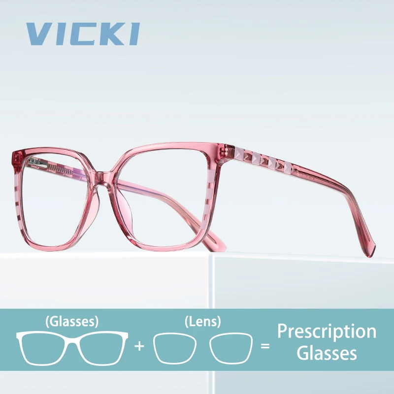 VICKI Unique Fashion Color Match Lady Anti-blue Light Can Be Customized Prescription Photochromic Six Colors PFD2132
VICKI Unique Fashion Color Match Lady Anti-blue Light Can Be Customized Prescription Photochromic Six Colors PFD2132