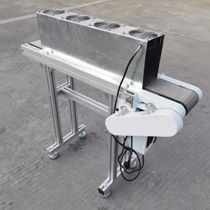 Hot SalesMotorized Food Grade Cooling Fan High Temperature Wire Mesh Belt Stainless Steel Belt Conveyor
Hot SalesMotorized Food Grade Cooling Fan High Temperature Wire Mesh Belt Stainless Steel Belt Conveyor