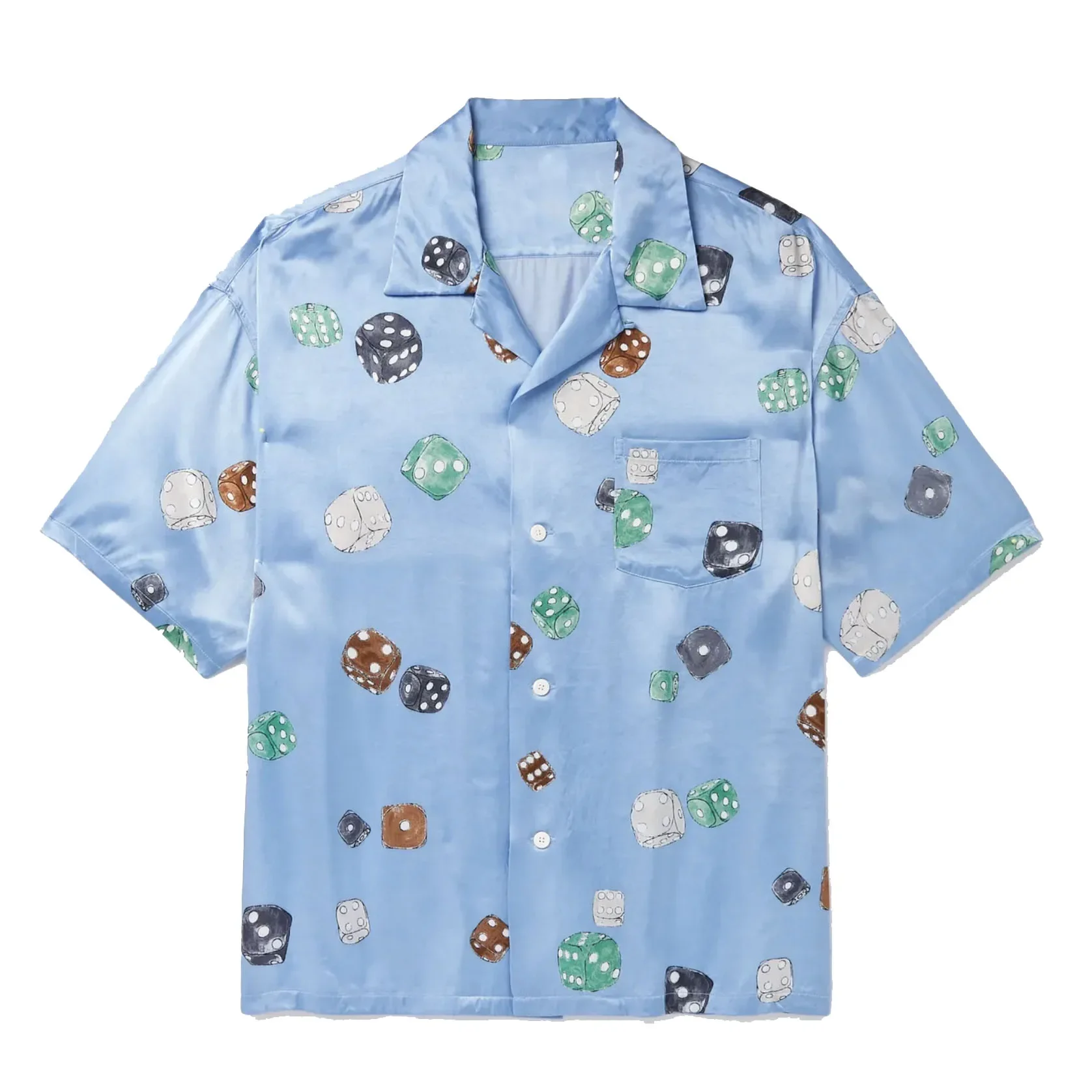 YOJI OOAK Hawaiian Dice Short sleeve Shirt Casual print loose tencel short sleeve shirt men's rayon
YOJI OOAK Hawaiian Dice Short sleeve Shirt Casual print loose tencel short sleeve shirt men's rayon