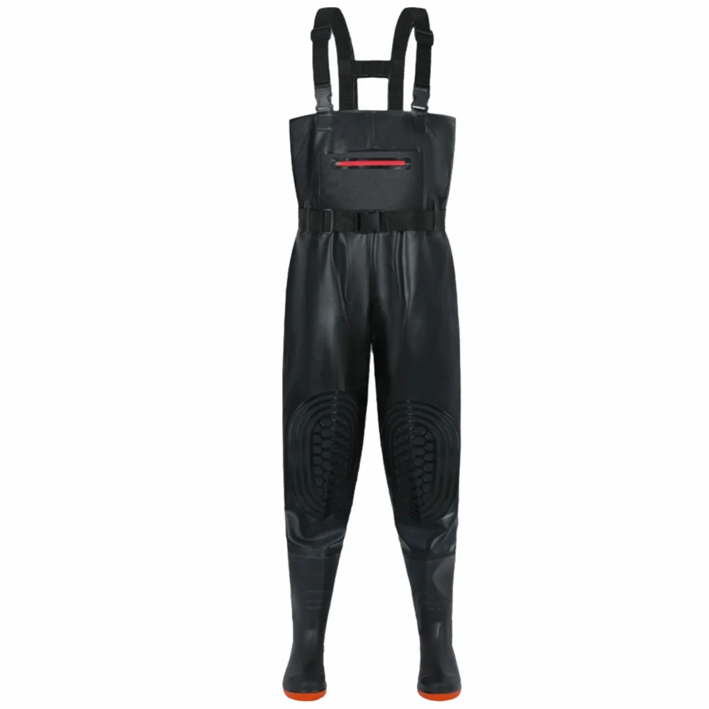 EU36-43 Durable PVC Fishing Waders Suit Adjustable with Boot Waterproof Overalls Thicken Double Knee Pads Chest Waders women men
EU36-43 Durable PVC Fishing Waders Suit Adjustable with Boot Waterproof Overalls Thicken Double Knee Pads Chest Waders women men