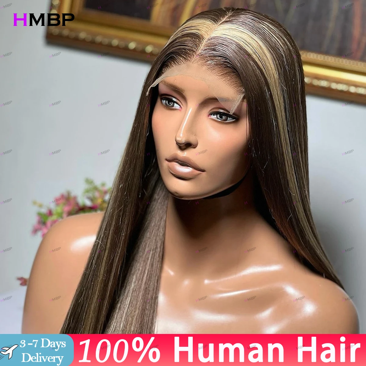 Highlight Lace Wig Glueless Wig Human Hair Wear And Go Straight Human Hair Lace Frontal Wig P4/613 Colour 13×4 HD Lace Front Wig
Highlight Lace Wig Glueless Wig Human Hair Wear And Go Straight Human Hair Lace Frontal Wig P4/613 Colour 13×4 HD Lace Front Wig