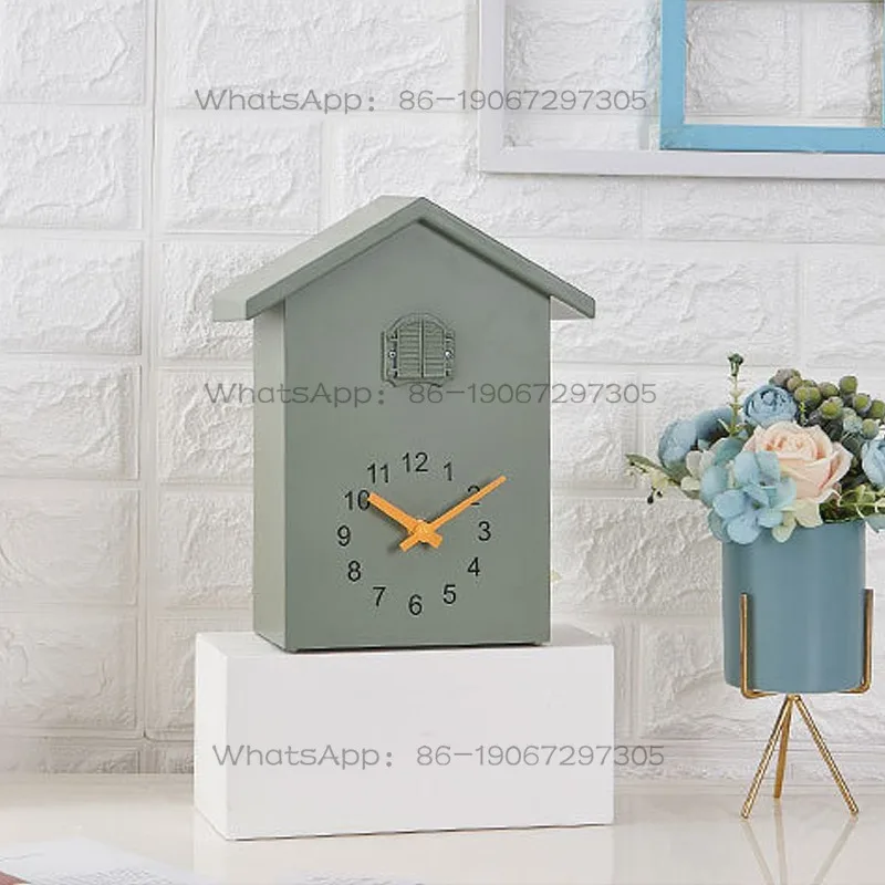 Pendulum Wall Clock Bird House Decorative Nordic Easy Installation Voice Call for Office
Pendulum Wall Clock Bird House Decorative Nordic Easy Installation Voice Call for Office