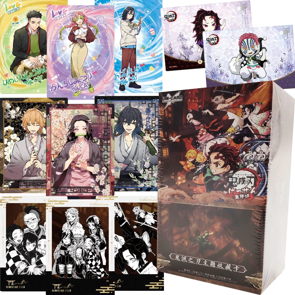 High Score Anime Demon Slayer Hobby Collection Cards Character Black and White Film Warm Healing Moment Cards Table Toys Gifts
High Score Anime Demon Slayer Hobby Collection Cards Character Black and White Film Warm Healing Moment Cards Table Toys Gifts