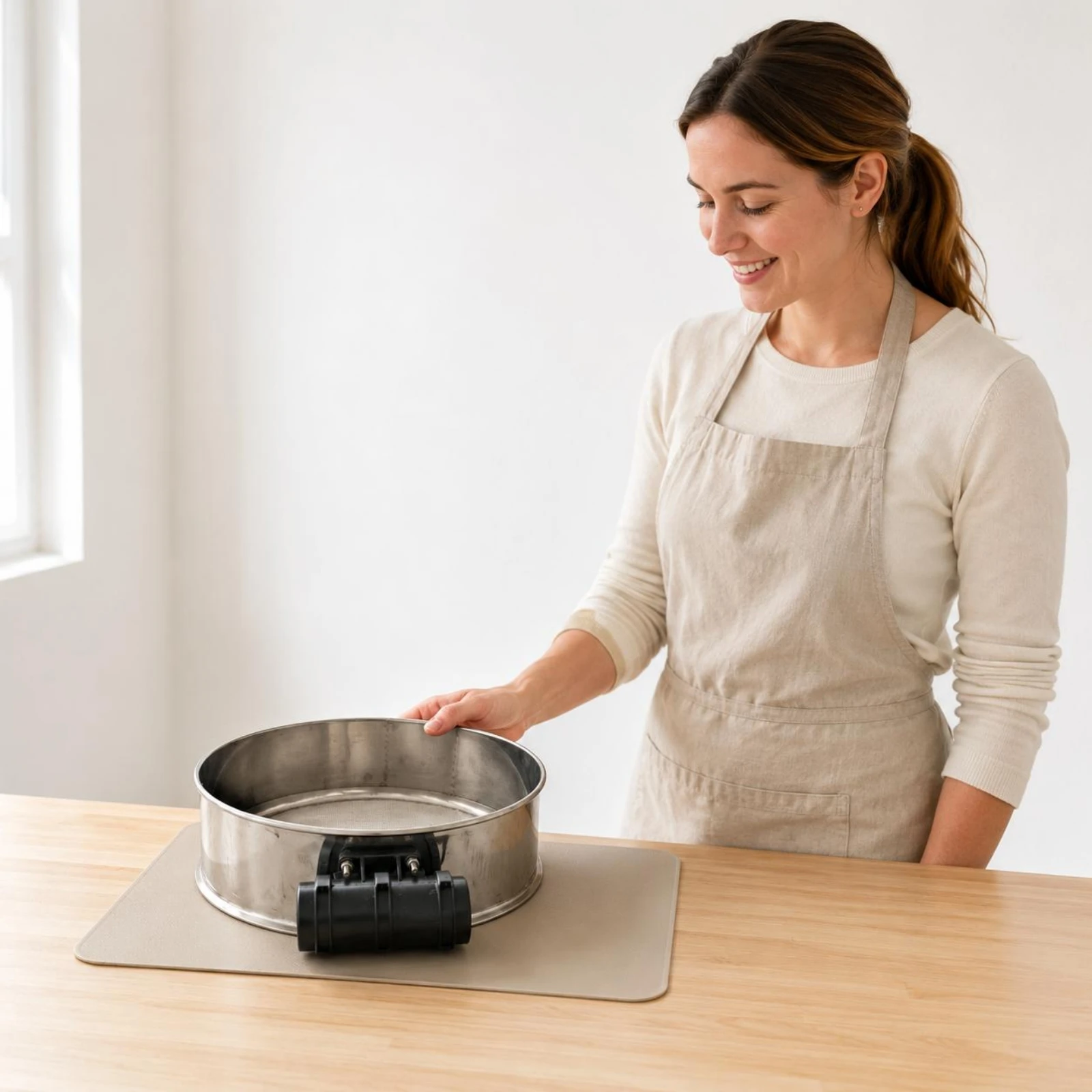 Vibrating Sieve Shaker Round Tabletop Sieve Machine Flour Sifter Machine Easy to Clean Industrial Equipment Automatic Operation
Vibrating Sieve Shaker Round Tabletop Sieve Machine Flour Sifter Machine Easy to Clean Industrial Equipment Automatic Operation