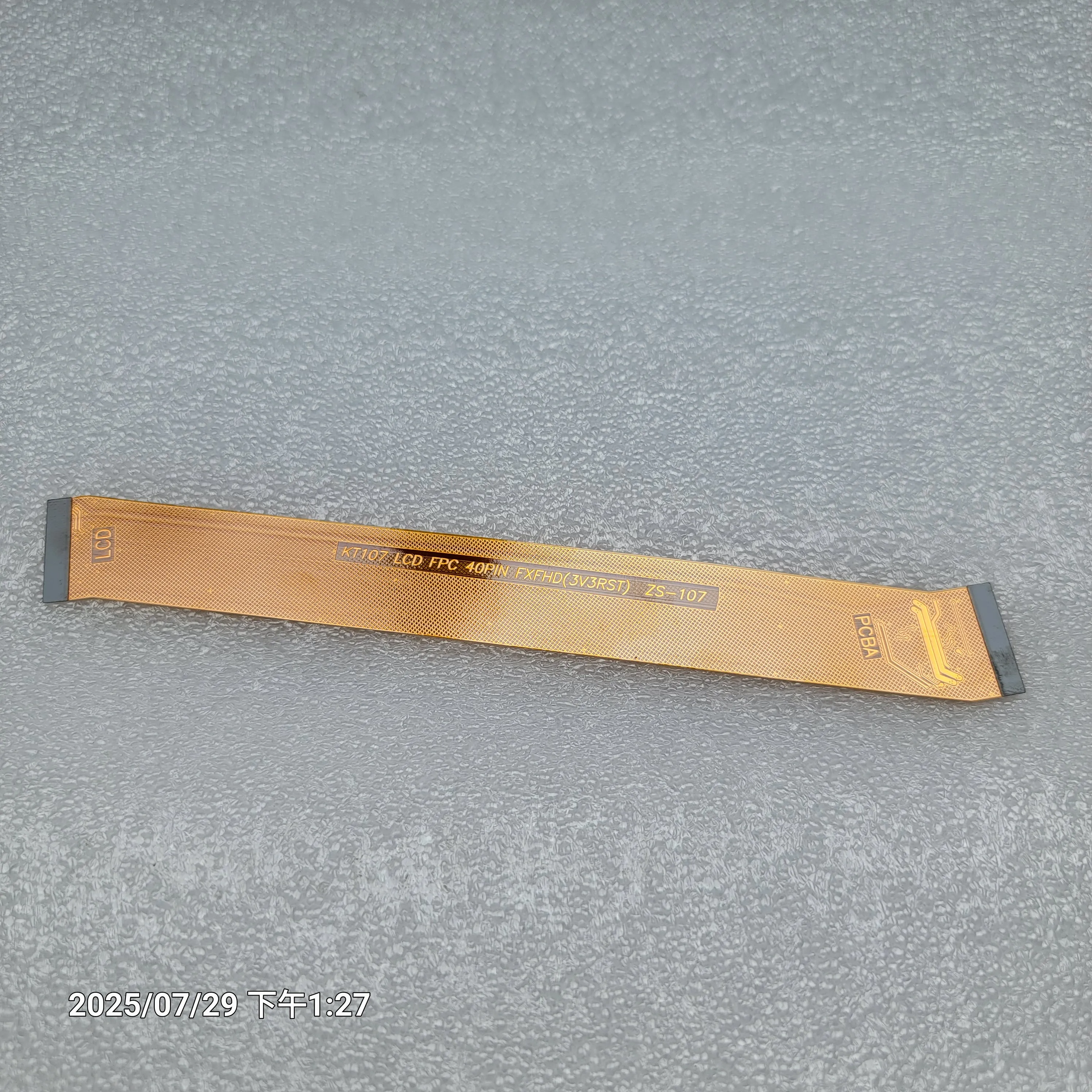 ЖК-кабель для KT107 LCD FPC 40PIN FXFHD (3V3RST) ZS-107 Дисплей подключенный FPC Flex от ЖК-дисплея к материнской плате Запасные части
ЖК-кабель для KT107 LCD FPC 40PIN FXFHD (3V3RST) ZS-107 Дисплей подключенный FPC Flex от ЖК-дисплея к материнской плате Запасные части