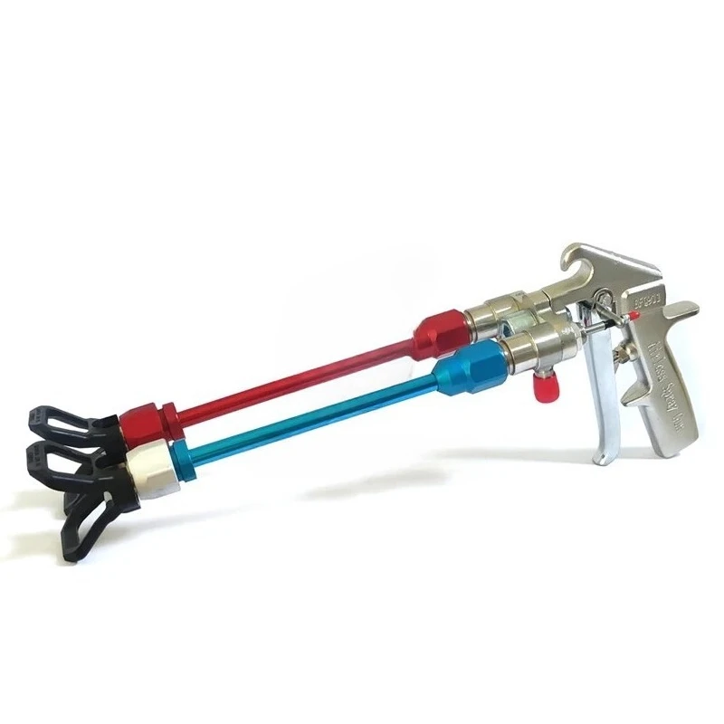 Аксессуары для безвоздушного распылителя высокого давления. Пистолет-распылитель с двойной головкой 288420.
Аксессуары для безвоздушного распылителя высокого давления. Пистолет-распылитель с двойной головкой 288420.