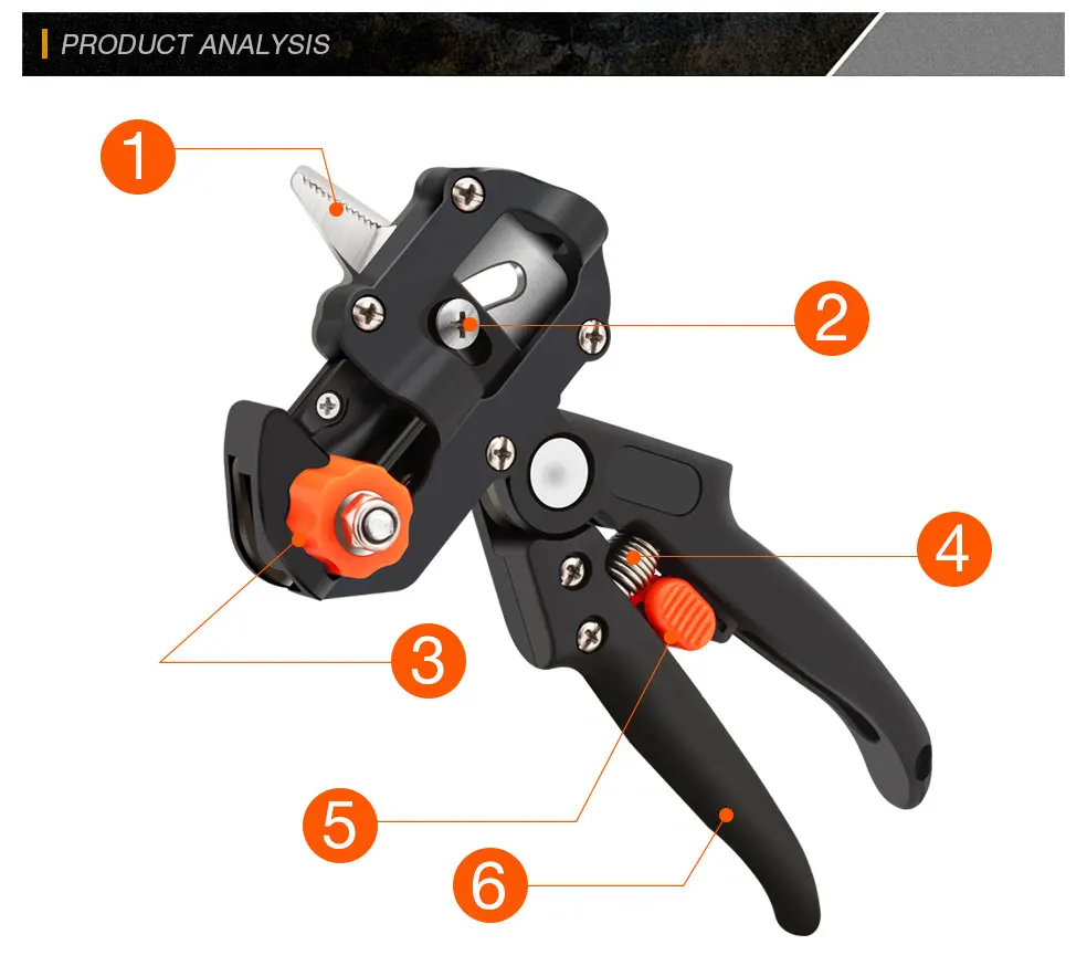 Grafting scissors, grafting knife, seedling grafting machine, fruit tree grafting tool, gardening tool.
Grafting scissors, grafting knife, seedling grafting machine, fruit tree grafting tool, gardening tool.