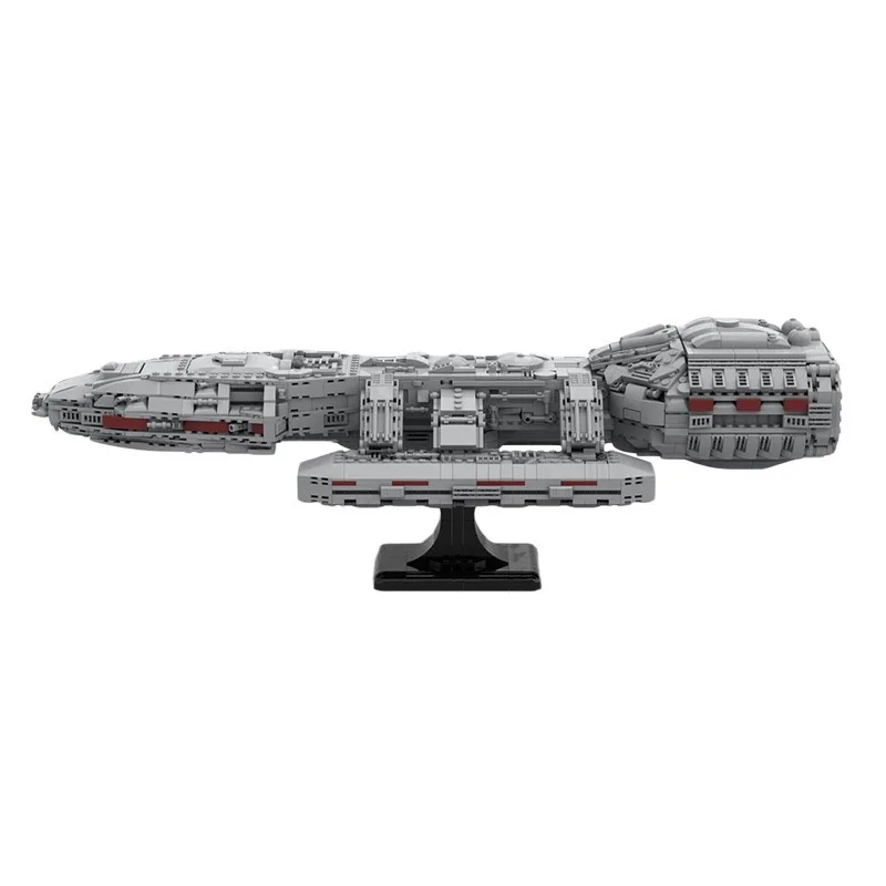 MOC Battlestar Galactica, строительные блоки, межзвездный фильм, космический корабль, набор моделей, коллекция, образовательная головоломка, кирпичи, игрушки, подарки для детей
MOC Battlestar Galactica, строительные блоки, межзвездный фильм, космический корабль, набор моделей, коллекция, образовательная головоломка, кирпичи, игрушки, подарки для детей