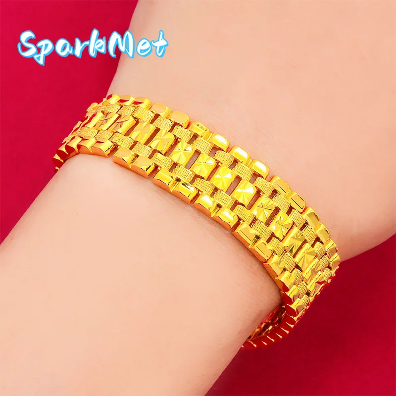 SparkmetEuro Coin Men's Bracelet, 24K Gold, AU999 | Matte gold lion-engraved coin with distressed chain, rugged for casual wear
SparkmetEuro Coin Men's Bracelet, 24K Gold, AU999 | Matte gold lion-engraved coin with distressed chain, rugged for casual wear