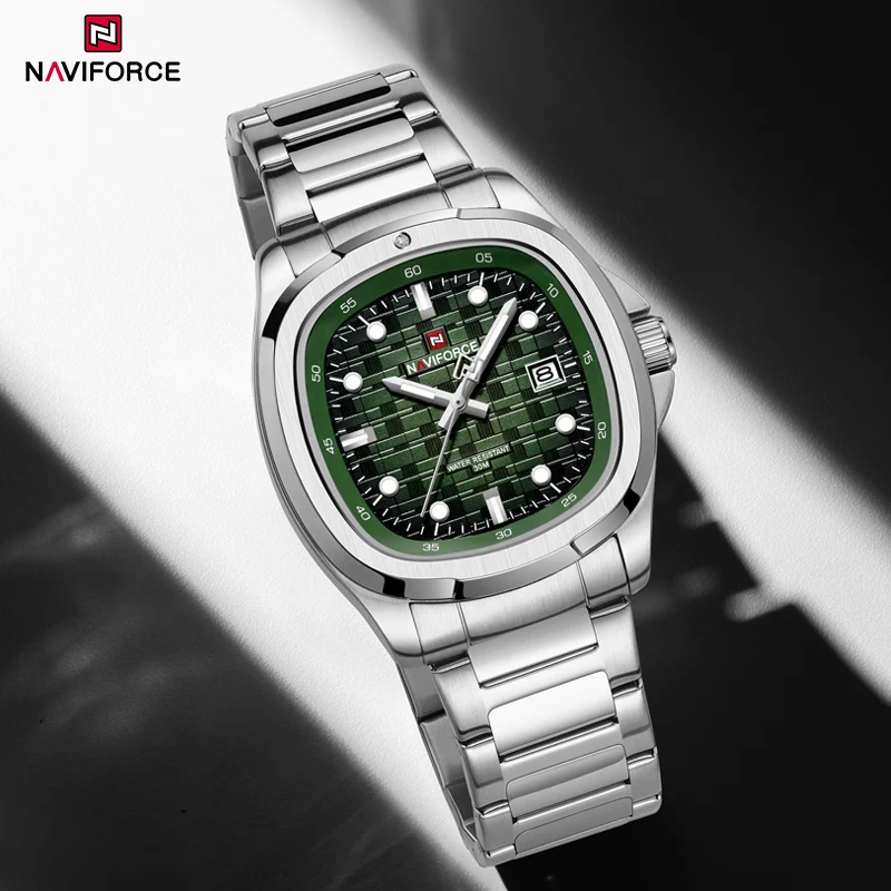 Лучший бренд NAVIFORCE, мужские часы, роскошные кварцевые часы с датой, мужские спортивные армейские военные наручные часы со стальным ремешком, мужские часы Reloj Hombre
Лучший бренд NAVIFORCE, мужские часы, роскошные кварцевые часы с датой, мужские спортивные армейские военные наручные часы со стальным ремешком, мужские часы Reloj Hombre