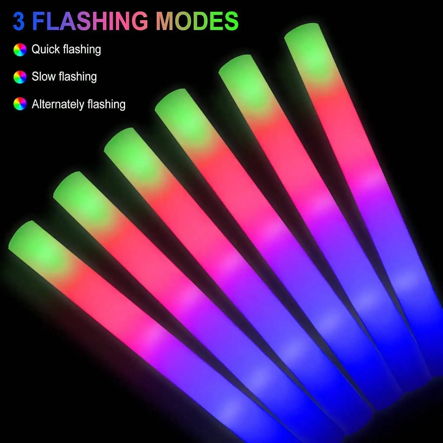 100PCS LED Light Sticks - Flashing Stick Party Supplies, Light-Up Sticks, Multiple Party Gift Packs, Suitable For Carnival Parties, Birthday Parties, Weddings, Christmas, Halloween,Perfect gift
100PCS LED Light Sticks - Flashing Stick Party Supplies, Light-Up Sticks, Multiple Party Gift Packs, Suitable For Carnival Parties, Birthday Parties, Weddings, Christmas, Halloween,Perfect gift