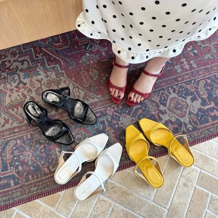 Slippers Wedge Summer Square-Toe Single-Strap New Fashion Height-Increasing 2026 French Style Sandals
Slippers Wedge Summer Square-Toe Single-Strap New Fashion Height-Increasing 2026 French Style Sandals