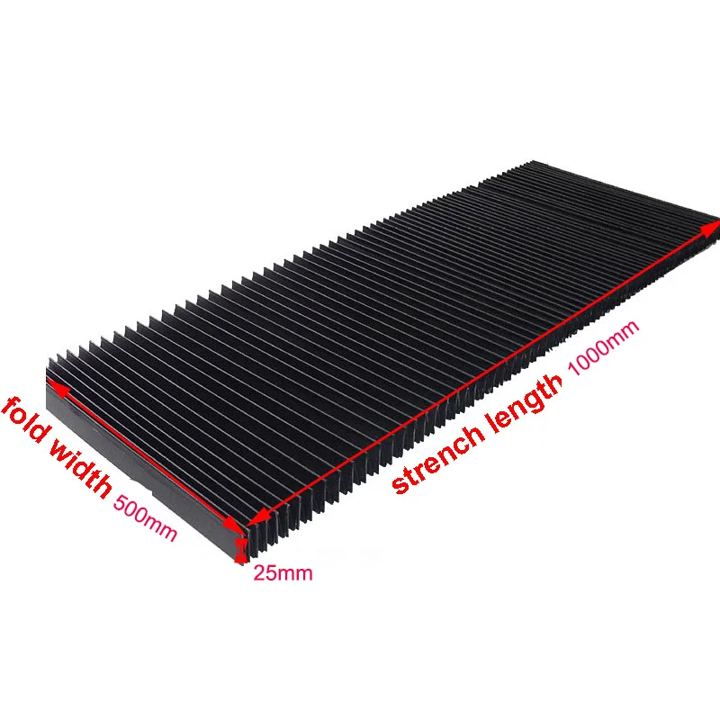 CNC Milling Machine Flexible Guard Dust Cloth Protective Flat Accordion Bellows Dust Cover
CNC Milling Machine Flexible Guard Dust Cloth Protective Flat Accordion Bellows Dust Cover