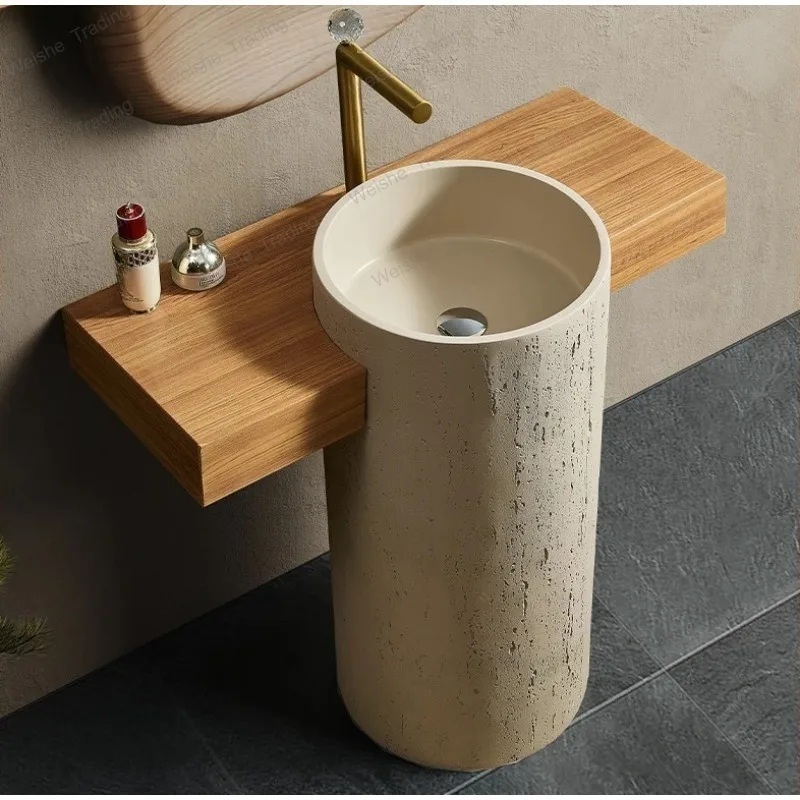 Vintage Style Style Stone Integrated Pedestal Basin Wash Basin for Home Outdoor Courtyard Washstand Basin
Vintage Style Style Stone Integrated Pedestal Basin Wash Basin for Home Outdoor Courtyard Washstand Basin