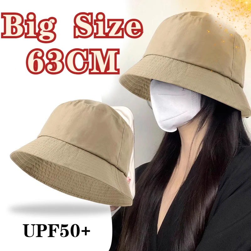 Big Size 63CM Bucket Hats Big Head Man Sun Hat Women Blank Fisherman Cap Summer Sunscreen Panama Hat 63cm Couples Same Style
Big Size 63CM Bucket Hats Big Head Man Sun Hat Women Blank Fisherman Cap Summer Sunscreen Panama Hat 63cm Couples Same Style