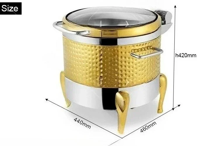 Restaurant Equipment Electric Gold 11L Stainless Steel Soup Kettle Warmer Buffet Heating Soup Warmer
Restaurant Equipment Electric Gold 11L Stainless Steel Soup Kettle Warmer Buffet Heating Soup Warmer