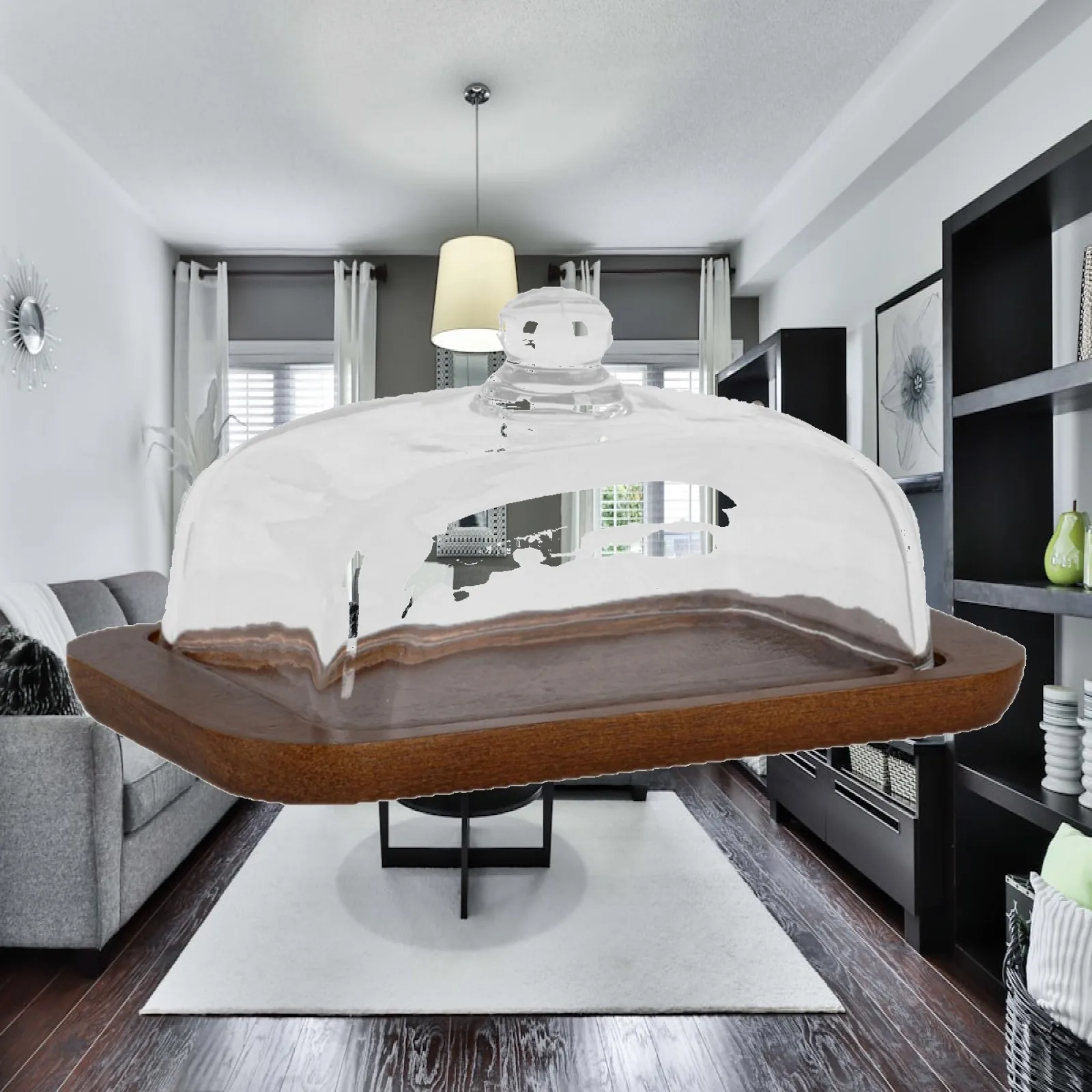 Modern Glass Butter Dish with Lid Large Capacity Cheese Cake Plate for Breakfast Buffet Serving
Modern Glass Butter Dish with Lid Large Capacity Cheese Cake Plate for Breakfast Buffet Serving