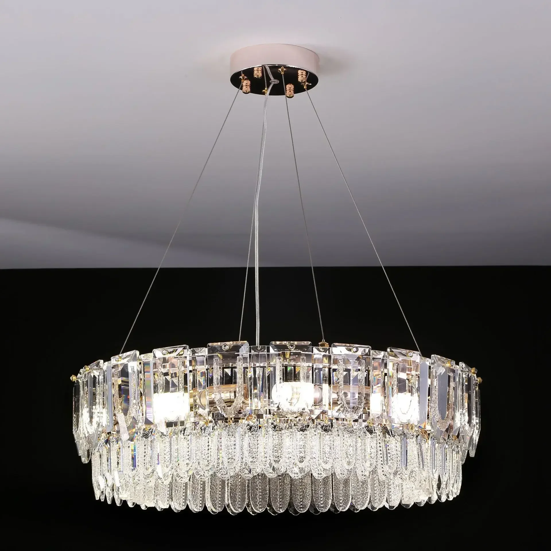 GHEUVNJLight luxury crystal chandelier, living room crystal lamp, new modern and minimalist restaurant crystal lamp, be
GHEUVNJLight luxury crystal chandelier, living room crystal lamp, new modern and minimalist restaurant crystal lamp, be