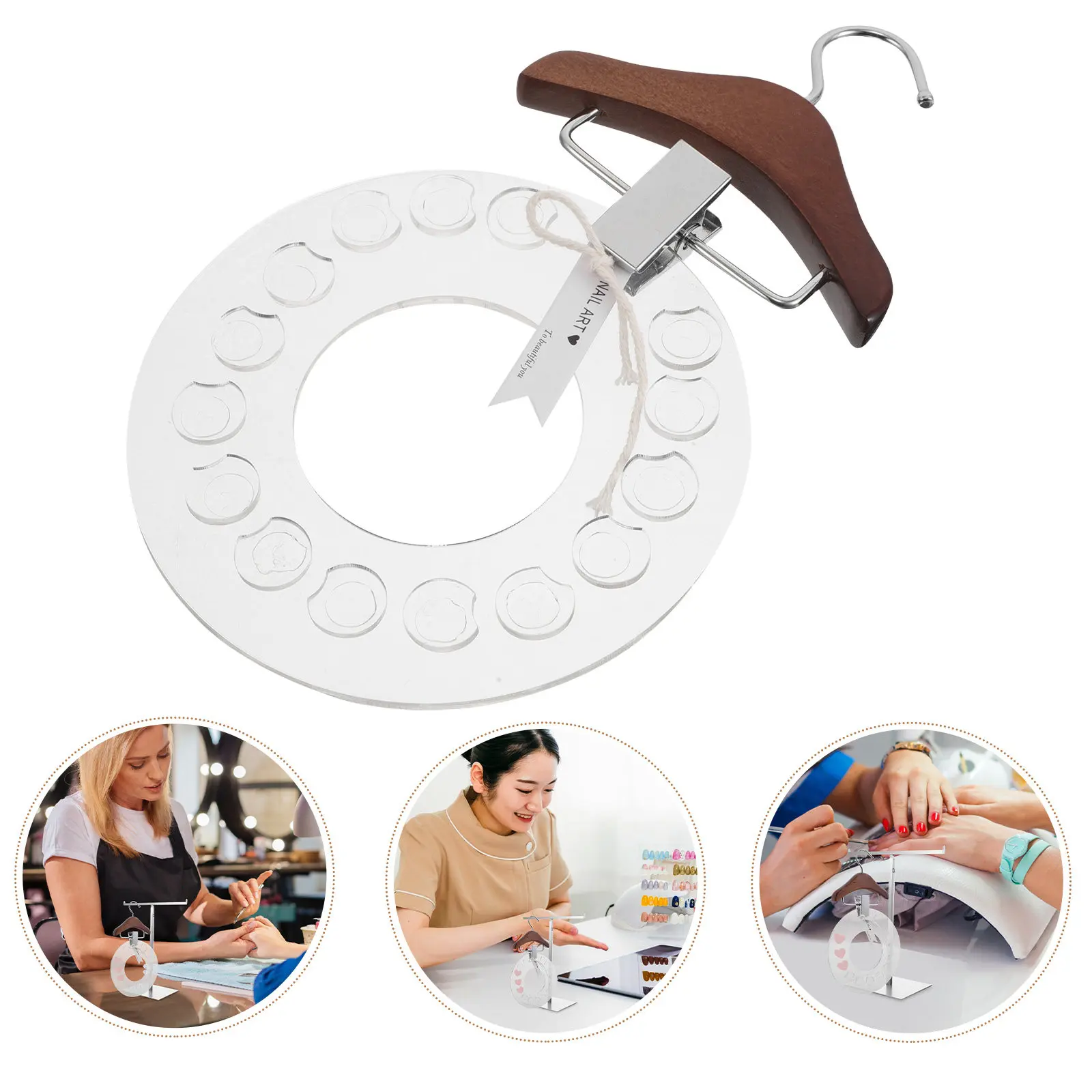 Набор из 1 шт. круглой акриловой прозрачной демонстрационной доски для ногтей, подставка для маникюра, витрина для салона, держатель для накладных ногтей, портативный, легкий, цветной
Набор из 1 шт. круглой акриловой прозрачной демонстрационной доски для ногтей, подставка для маникюра, витрина для салона, держатель для накладных ногтей, портативный, легкий, цветной