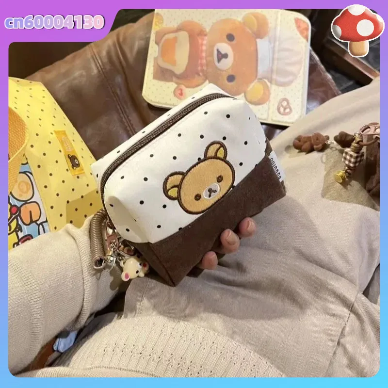 Kawaii Rilakkuma Cosmetic Bag Large Capacity Small Square Bag Portable Travel Liner Bag Girl Lipstick Storage Bag Girl Gifts
Kawaii Rilakkuma Cosmetic Bag Large Capacity Small Square Bag Portable Travel Liner Bag Girl Lipstick Storage Bag Girl Gifts