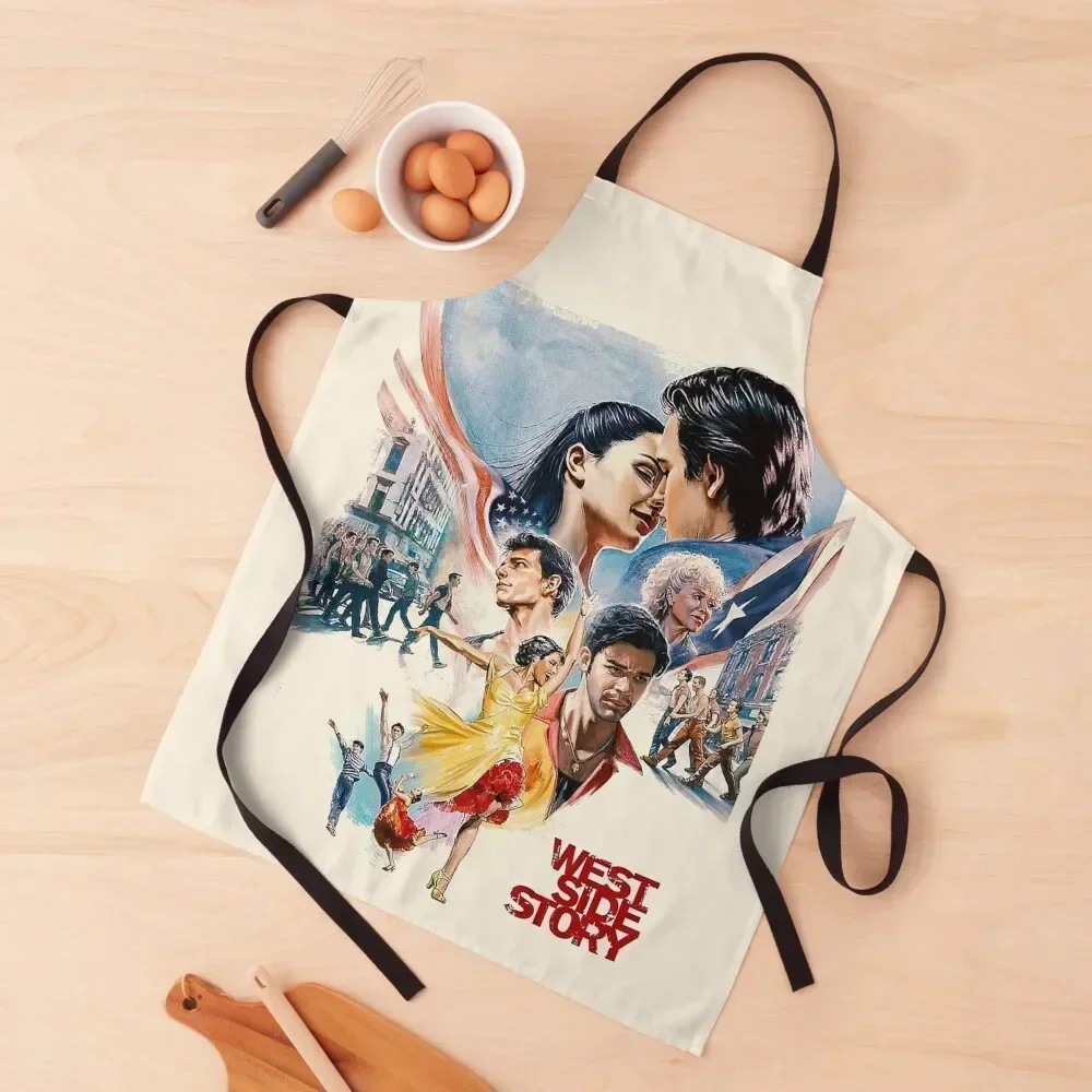 West Side Story Apron bib Cleaning Products For Home men's barbecue Kitchenware Apron
West Side Story Apron bib Cleaning Products For Home men's barbecue Kitchenware Apron