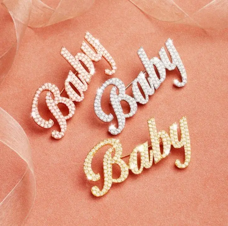 Uwin Iced Cubic Zirconia Brooch for Women Customized Name/Letters/Numbers Prong Setting Brooch Fashion Jewelry for Gift
Uwin Iced Cubic Zirconia Brooch for Women Customized Name/Letters/Numbers Prong Setting Brooch Fashion Jewelry for Gift