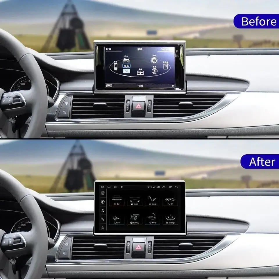Car Multimedia Player For Audi A6 A6L A7 C7 Android13.0 Radio 2012 -2018 GPS Navi Audio Stereo Screen DVD Head Unit Recorder
Car Multimedia Player For Audi A6 A6L A7 C7 Android13.0 Radio 2012 -2018 GPS Navi Audio Stereo Screen DVD Head Unit Recorder