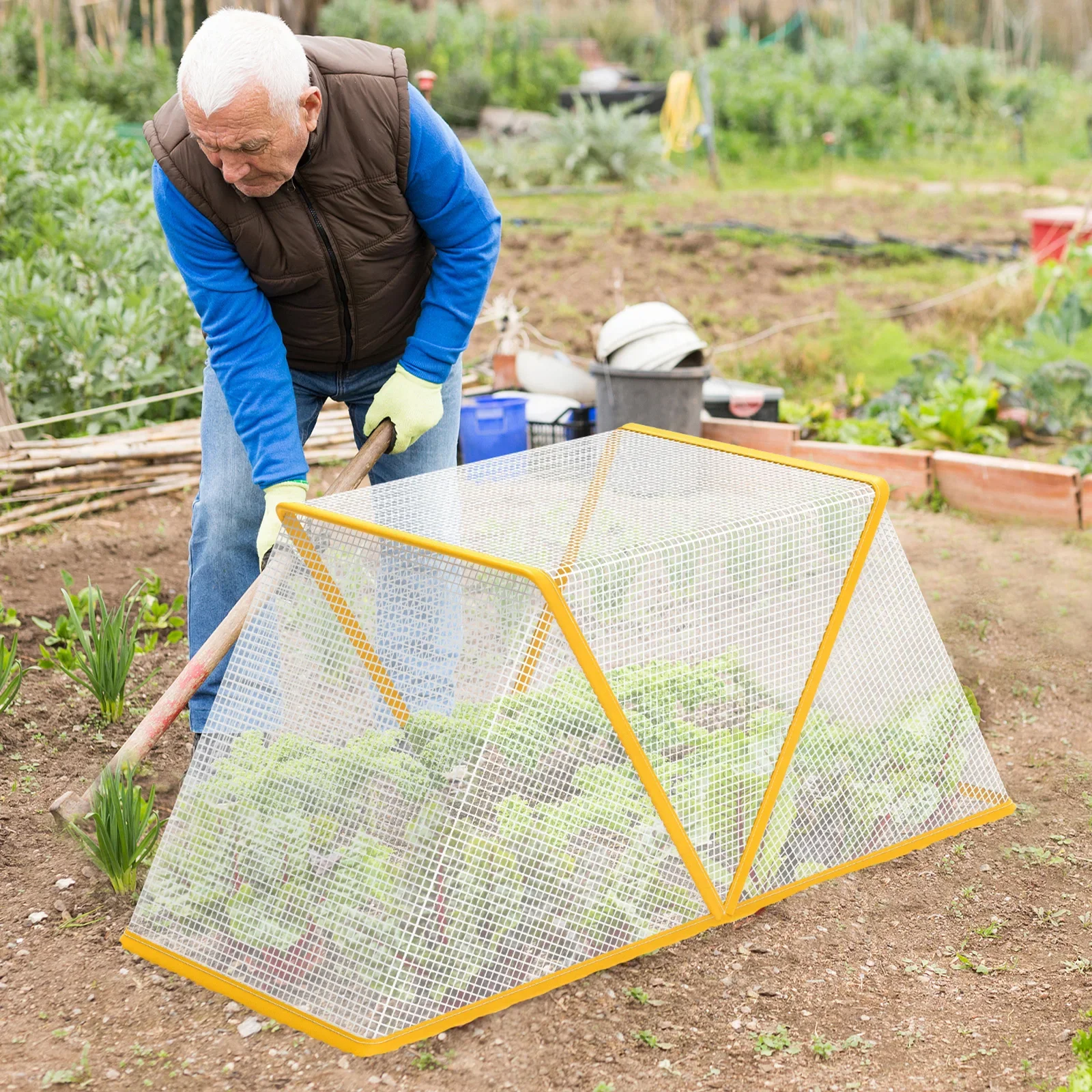 1/2Pcs Foldable Plant Protection Cover Transparent Versatile Greenhouse Thermostatic Seedling Insulation Cover for Gardens NEW
1/2Pcs Foldable Plant Protection Cover Transparent Versatile Greenhouse Thermostatic Seedling Insulation Cover for Gardens NEW