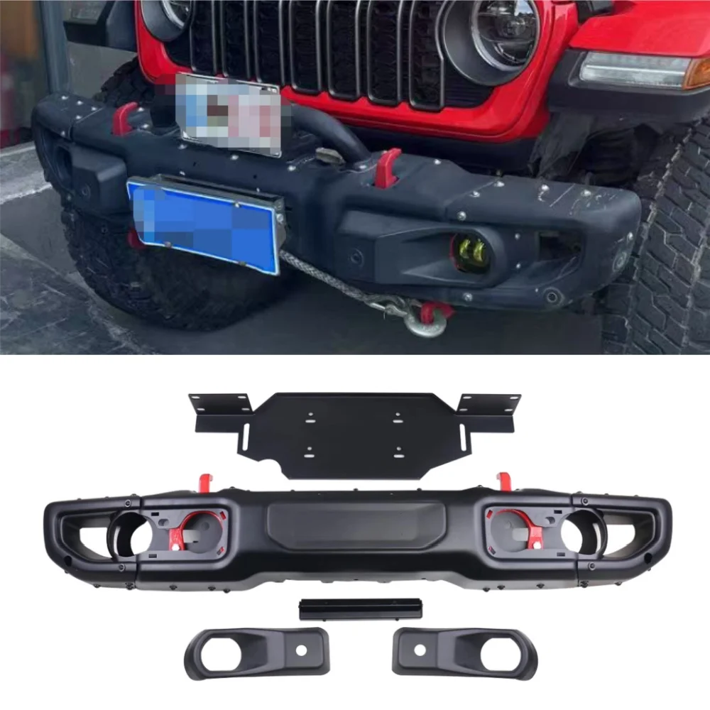 Black Steel 10th Anniversary Front Bumper With/No Parking Sensor Hole for wrangler JL 2018+ Gladiator JT 2020+ JL1049
Black Steel 10th Anniversary Front Bumper With/No Parking Sensor Hole for wrangler JL 2018+ Gladiator JT 2020+ JL1049