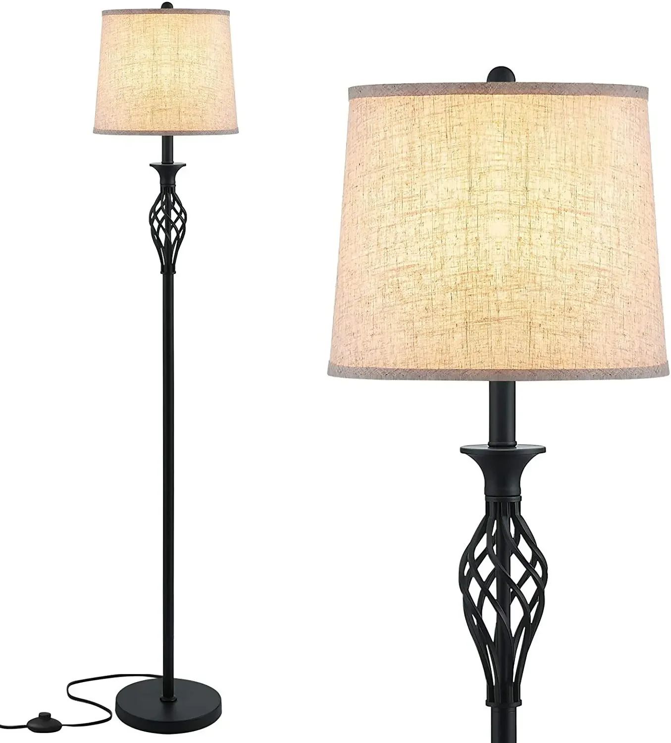 American style floor lamp, living room bedside lamp, retro vertical lamp, study room, European style wrought iron floor lamp
American style floor lamp, living room bedside lamp, retro vertical lamp, study room, European style wrought iron floor lamp