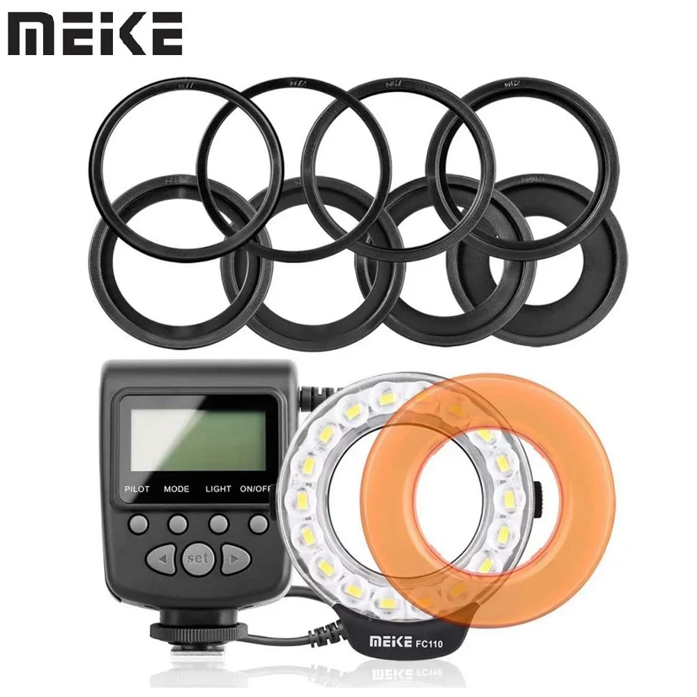 Фотовспышка Meike с кольцевой вспышкой для зеркальных камер Canon Nikon Pentax Olympus
Фотовспышка Meike с кольцевой вспышкой для зеркальных камер Canon Nikon Pentax Olympus