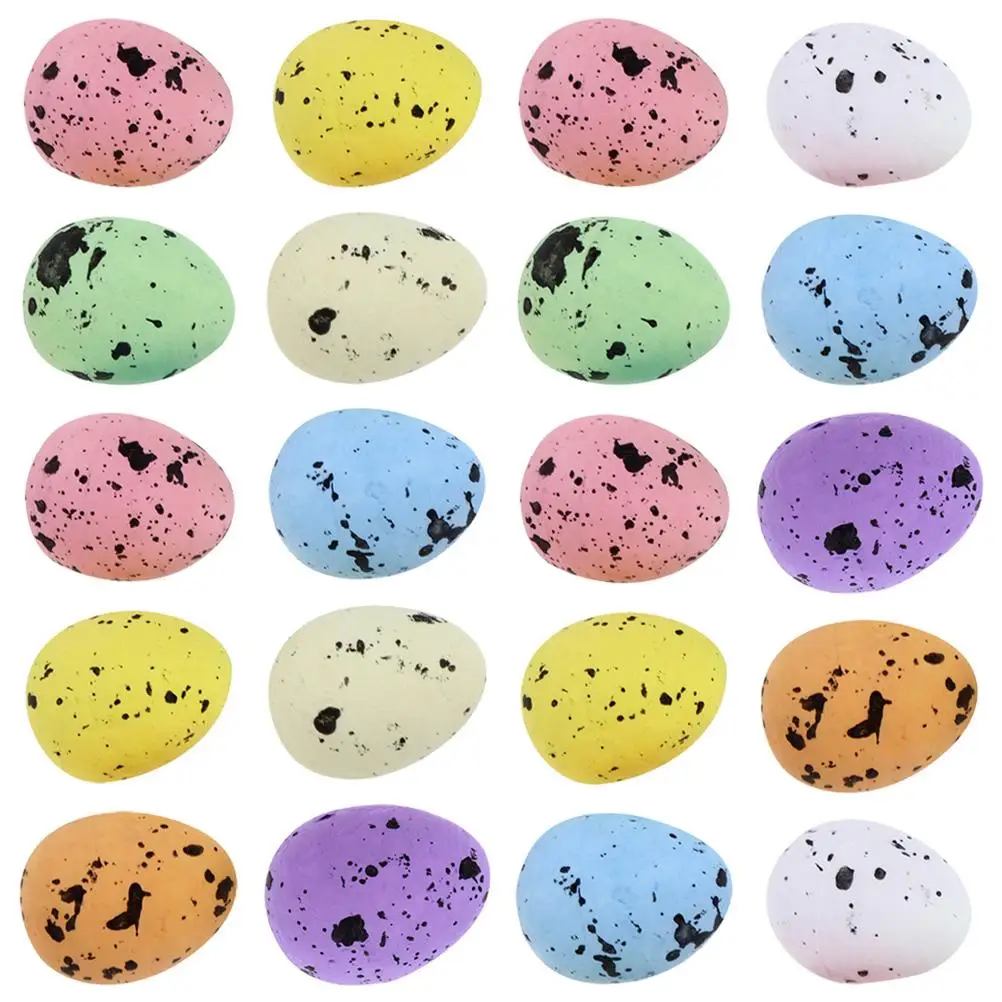 200 Pcs Colorful Foam Eggs Lightweight Easter Decor DIY Festival Home nament Toy Simulated Egg Foams Egg Decor
200 Pcs Colorful Foam Eggs Lightweight Easter Decor DIY Festival Home nament Toy Simulated Egg Foams Egg Decor