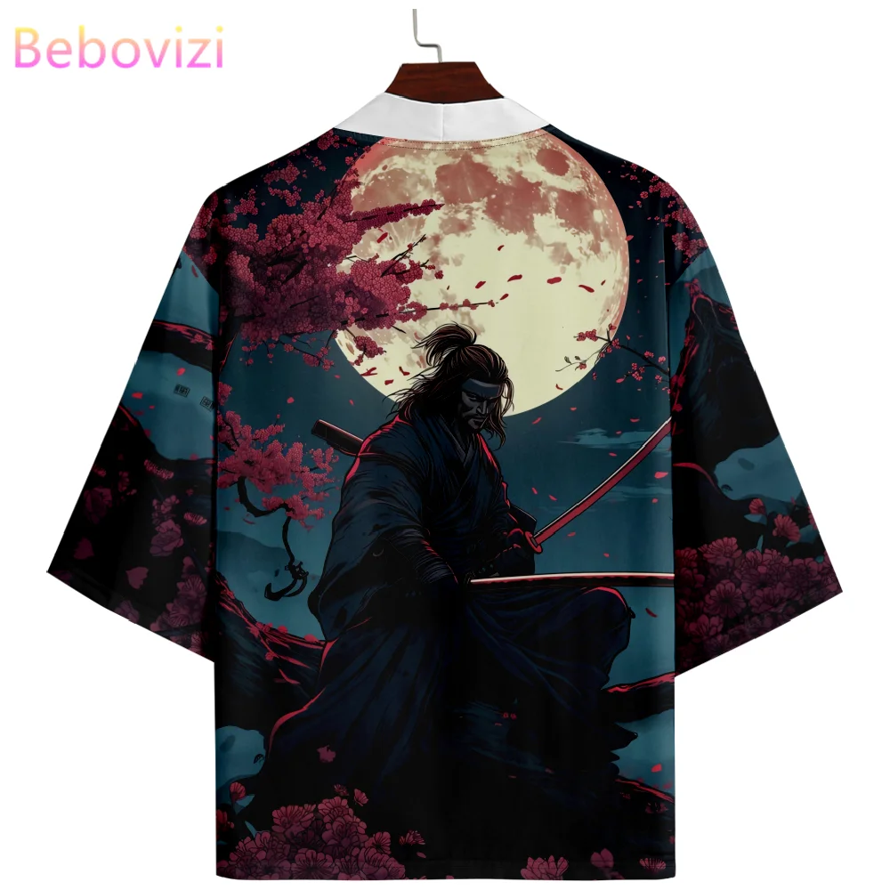 Summer Anime Samurai Print Kimono Women Men Japanese Haori Streetwear Cardigan Spandex Yukata Cosplay Streetwear Shirts 2024
Summer Anime Samurai Print Kimono Women Men Japanese Haori Streetwear Cardigan Spandex Yukata Cosplay Streetwear Shirts 2024