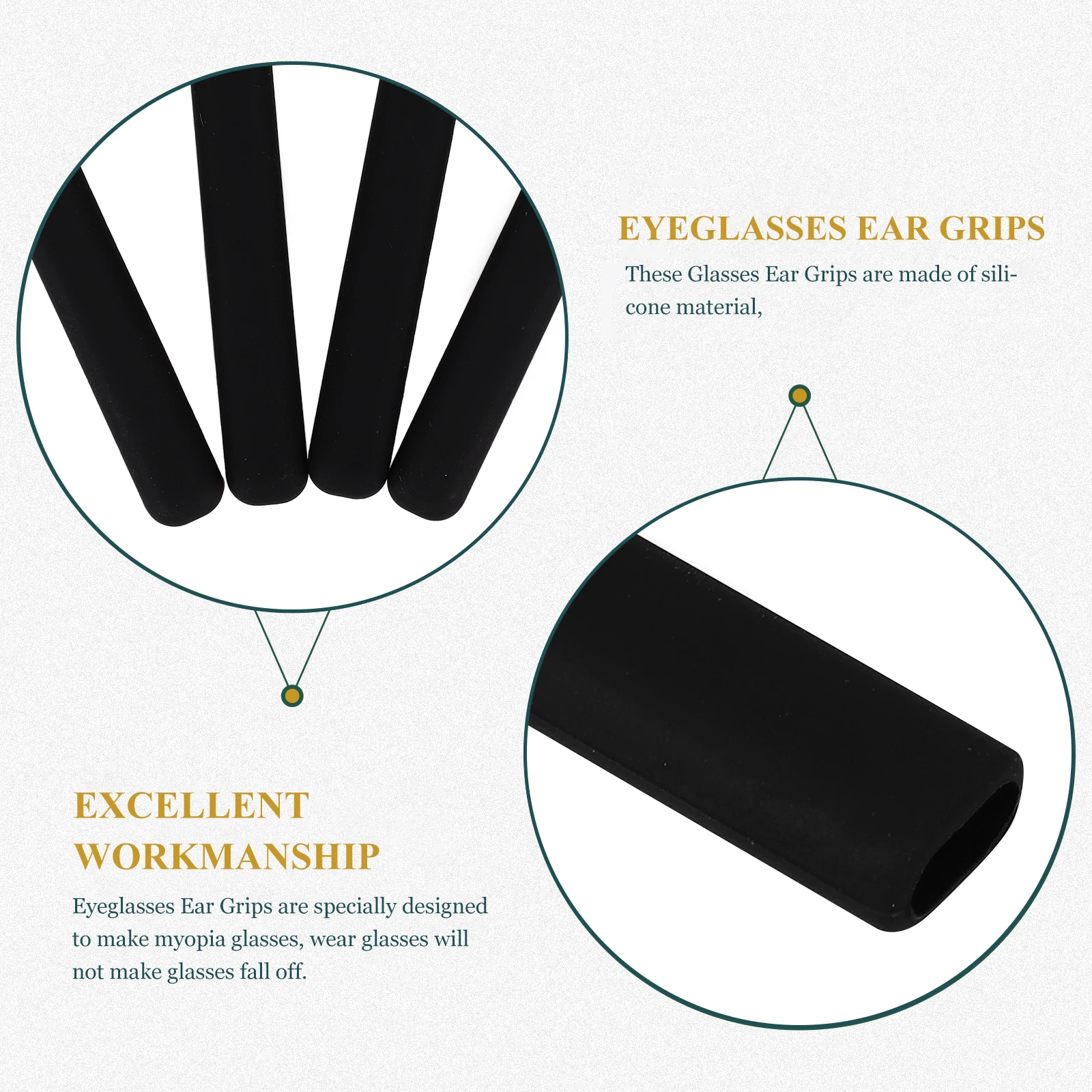 Non-Slip Silicone Glasses Ear Grips Anti-Skid Eyeglass Holders Retainers For Sports Outdoor Activities Eyewear Accessories
Non-Slip Silicone Glasses Ear Grips Anti-Skid Eyeglass Holders Retainers For Sports Outdoor Activities Eyewear Accessories