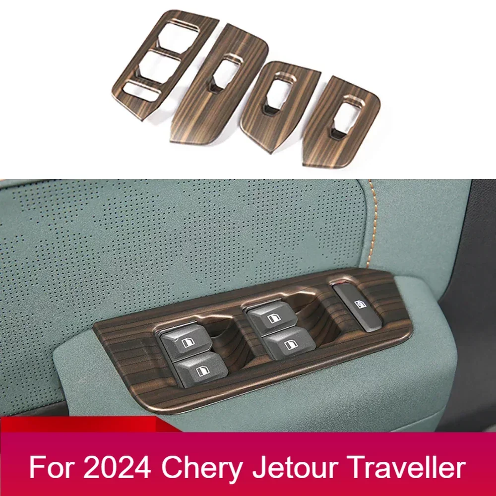 For cherryJetour Traveler T2 2023 2024 Jetour T2 ABS Wood Grain Door Window Lift Panel Decoration Cover
For cherryJetour Traveler T2 2023 2024 Jetour T2 ABS Wood Grain Door Window Lift Panel Decoration Cover