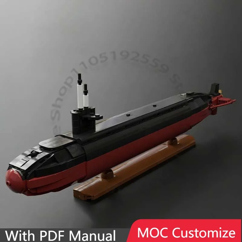 772 PCS War series Permit-class submarine MOC Customize Modular Building Block Kids Technology Creative DIY Festival Toy Gift
772 PCS War series Permit-class submarine MOC Customize Modular Building Block Kids Technology Creative DIY Festival Toy Gift