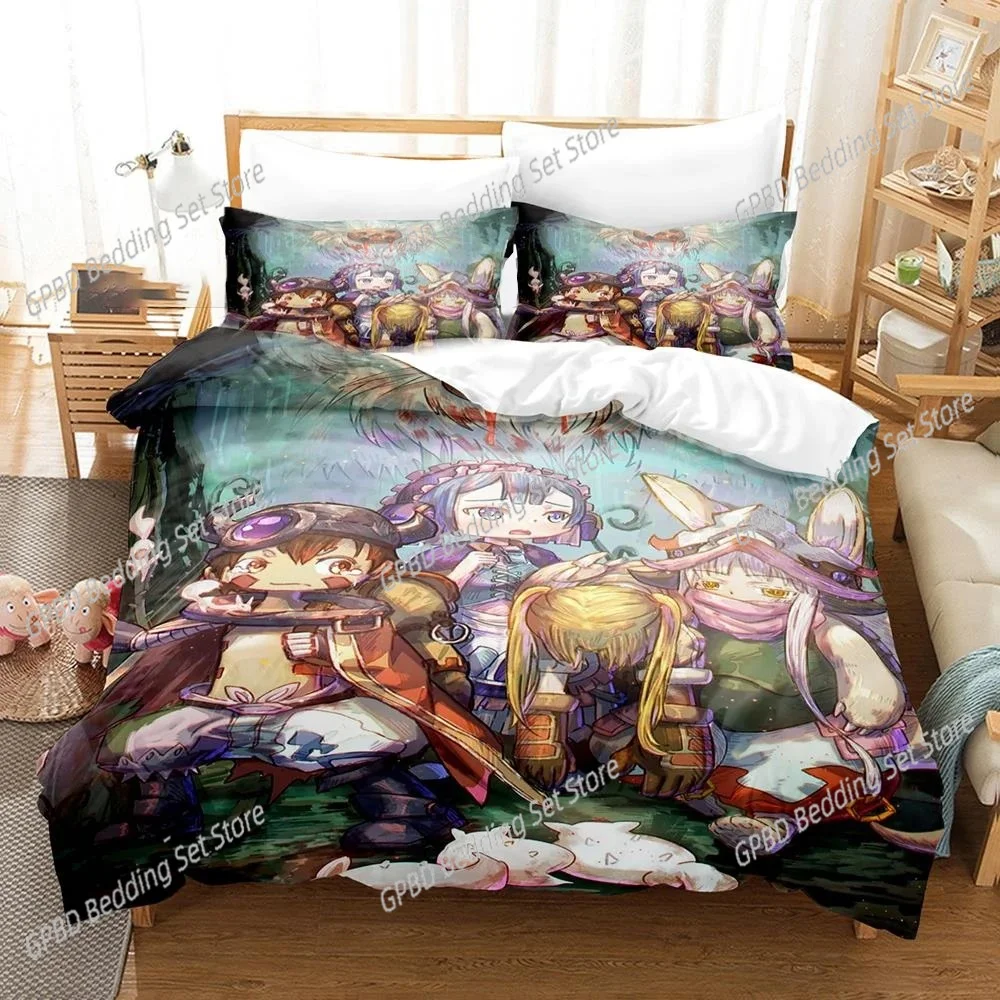 Anime Made in Abyss Bedding Set Boys Girls Twin Queen Size Duvet Cover Pillowcase Bed Kids Adult Fashion Home Textileextile
Anime Made in Abyss Bedding Set Boys Girls Twin Queen Size Duvet Cover Pillowcase Bed Kids Adult Fashion Home Textileextile
