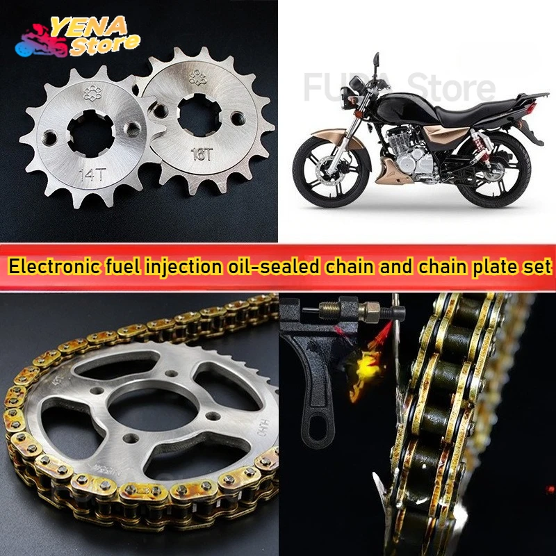 The durable chain and sprocket kit flying sprocket kit is suitable for Suzuki Reisuke EN150-A motorcycle parts
The durable chain and sprocket kit flying sprocket kit is suitable for Suzuki Reisuke EN150-A motorcycle parts