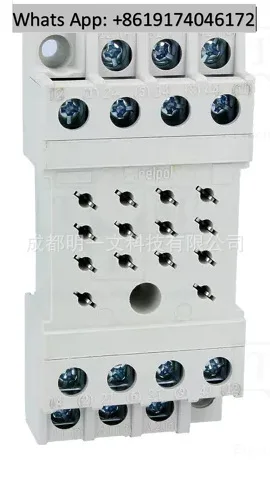 RELPOL: GZ14 socket; PIN: 14; 10A; 250VAC; The screws on the panel are brand new
RELPOL: GZ14 socket; PIN: 14; 10A; 250VAC; The screws on the panel are brand new
