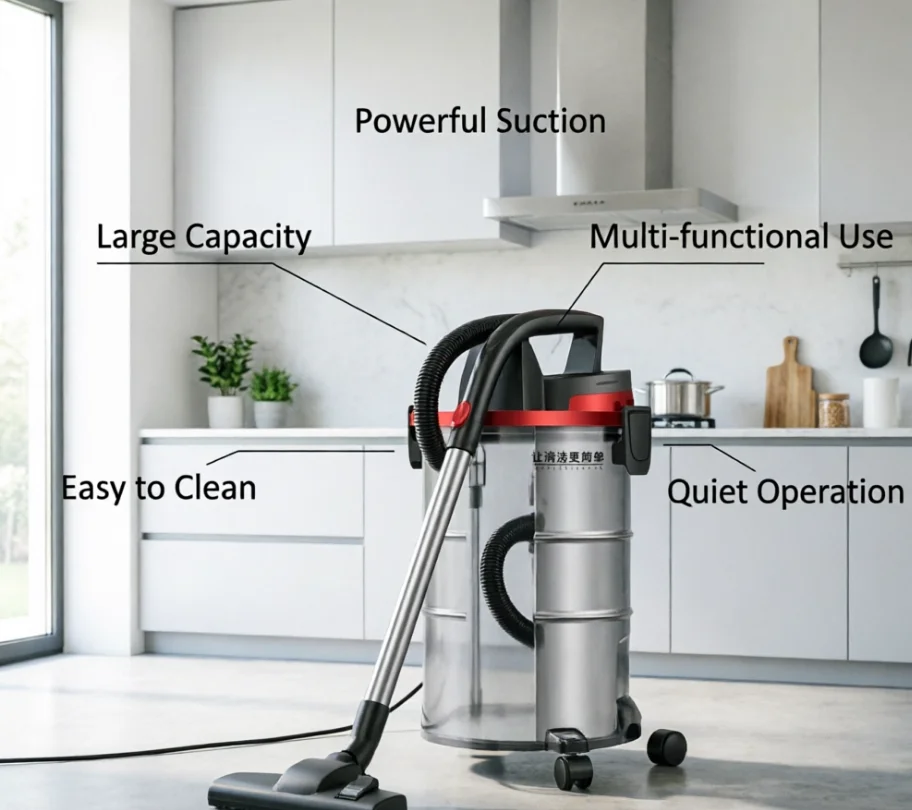 220V Konka Industrial & Household Vacuum Cleaner, High Power Large Suction Design for Renovation and Car Cleaning LYH
220V Konka Industrial & Household Vacuum Cleaner, High Power Large Suction Design for Renovation and Car Cleaning LYH