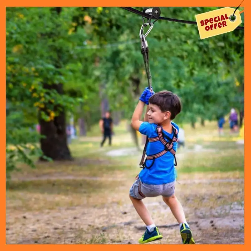 AD08-Slackline Pulley With Carabiner For Kids Backyard Zipline Sliding Slackline Training Supplies For Fitness, Park, Lawn
AD08-Slackline Pulley With Carabiner For Kids Backyard Zipline Sliding Slackline Training Supplies For Fitness, Park, Lawn